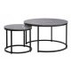 Signal DION runder Couchtisch 80 x 80 x 48 cm schwarz