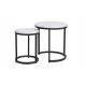  Signal HOLABMAC Couchtisch rund 45 x 45 x 48 cm weiß