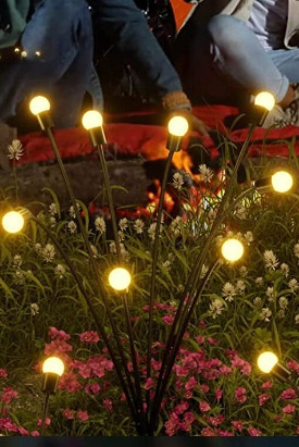 Gartenlampen stecken im Boden fest Solarlampe, 70 cm, 1 Stk.