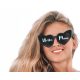  ACHTZEHN SCHWARZE GLÄSER MIT AUFKLEBER FÜR EINE GEBURTSTAGSPARTYBRILLE FÜR 18 Jahre