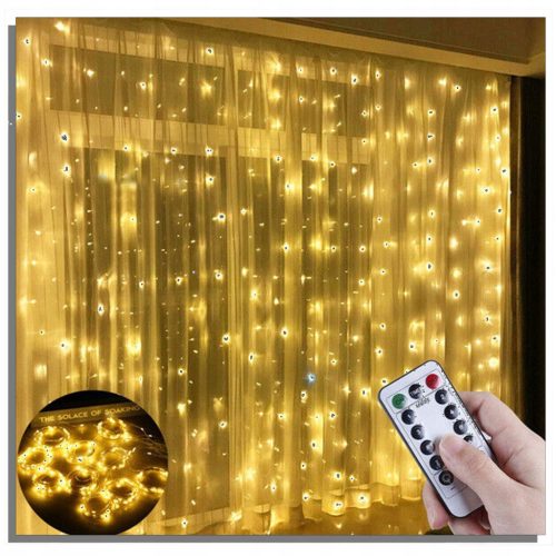  LED-LICHTER LICHTVORHANG 3X3M 300LED WEISS $$$