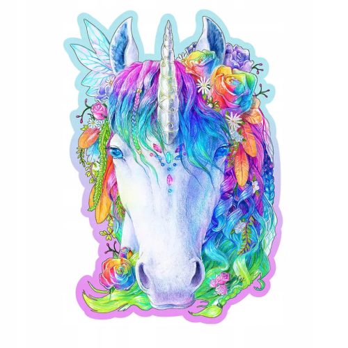  WoodenCity Holzpuzzle 2023 150 Teile Stilvolles Einhorn HE 0177-M-AL