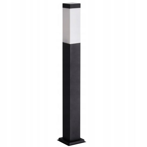 Lichtmasten, Garten Quadratischer SuperLED E27-Lichtmast, 45 cm, schwarz
