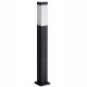 Lichtmasten, Garten Quadratischer SuperLED E27-Lichtmast, 45 cm, schwarz