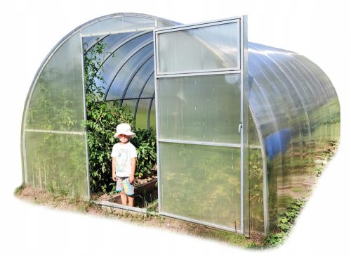 Gewächshaus Profimet-Gewächshaus 6 x 3 m x 200 cm