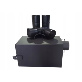  Großer Kamin, 45 cm, Smoker-Set, Rohrbogen