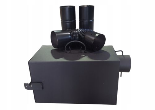  Großer Kamin, 45 cm, Smoker-Set, Rohrbogen