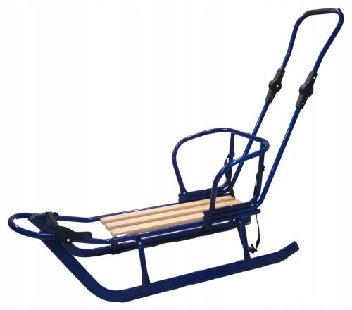  GiGi-Schlitten, superstark, 130 kg, mit Schiebeschlitten, polnischer Schlitten!
