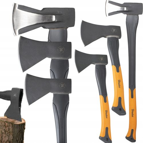Spaltäxte, Zimmermannsäxte Gardenline Axt 43 cm 1 kg + 2 weitere Produkte
