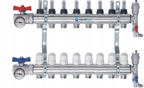  VERTEILER 8 FÜR FUSSBODENHEIZUNG