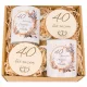  Geschenk zum Hochzeitstag, Jubiläum, Jahrestag, 40, 25, 50 m, ideal für Eltern