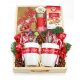  Weihnachtsgeschenkset – Tassen, Süßigkeiten, Kaffee, Tee, Kerzen + Tablett