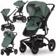  LEICHTER KINDERWAGEN, VERSTELLBARER SITZ, AUFGEBLASENE RÄDER, ZUBEHÖR 0–22 kg