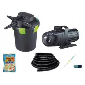  WINDFILTER 6000L UV 9W + PUMPE 6500l/h + SCHLAUCH