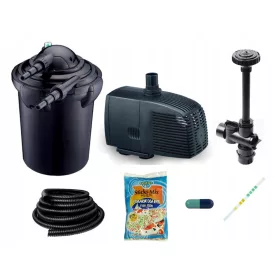  MIND FILTER 4000L + UV7W LAMPE + PUMPE 2000l/h + SCHLAUCH