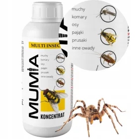    Flüssigkeit gegen Kakerlaken, Mücken, Motten, Ameisen, Fliegen, Wespen, Spinnen, Flöhe, Wanzen, Silberfischchen 1000 ml