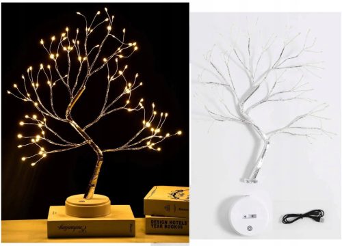  WEIHNACHTSLICHTER NACHTLAMPE DEKORATIVE BAUM-NACHTLAMPE 108LED XXL 50cm
