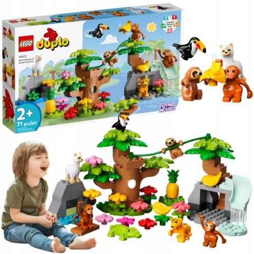 LEGO Duplo 10973 Wilde Tiere Südamerikas + ELEKTRONISCHE WEIHNACHTSKARTE VON: BIS: ALS GESCHENK