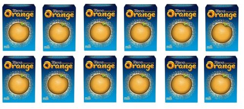 12x 157g TERRY'S Milchschokolade mit Orangengeschmack im Karton