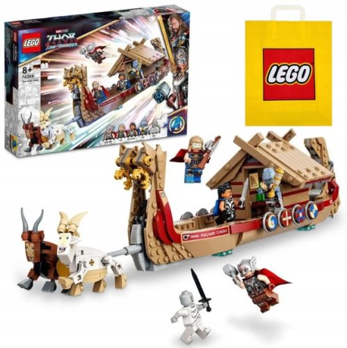 LEGO Super Heroes 76208 Ziegenboot + LEGO 6315792 VP PAPIERBEUTEL MEDIUM M 34X41X10 TE