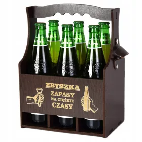    Bierträger + Öffner Das perfekte Geschenk für einen Mann zum Geburtstag
