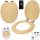 Oryx SN8931 cremefarbener MDF-Toilettensitz
