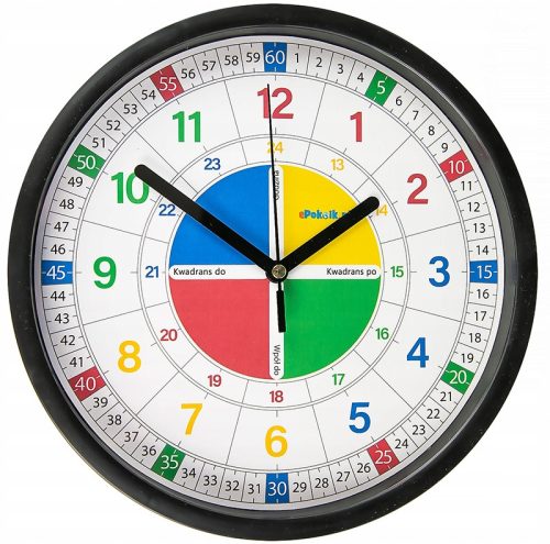  Pädagogische Lehreruhr mit Glas 1