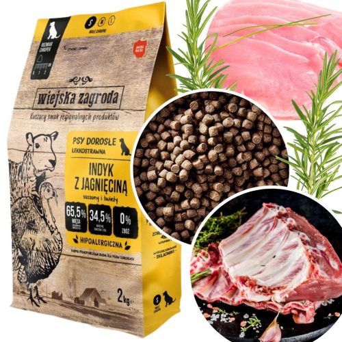  Wiejska Zagroda Trockenfutter für Lammfleisch 2 kg