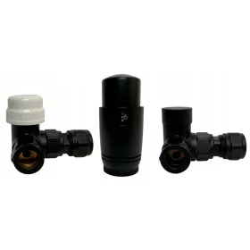  X-HOME AXIAL THERMOSTATISCHES VENTIL-SET, SCHWARZ