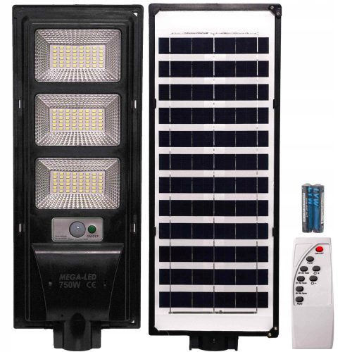  Rawe Straßenlaterne 750 W 75000 lm solarbetrieben