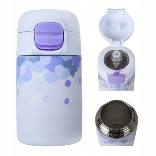  Thermobecher mit Strohhalm für Kinder, Flasche BPA frei Casno 350 ml