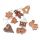  Lebkuchen-Christbaumanhänger, 9 Stück in einer Box