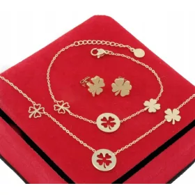  GOLDKLEE-TRIO-SET, CHIRURGENSTAHL 316 L