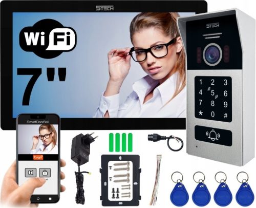 Digitale Video-Gegensprechanlage TWIN VIRGO ONE B Torstation 82225 RFID-Encoder