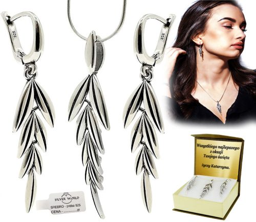  PHÄNOMENALES SET AUS SILBERSCHMUCK 925 SILBERSET + KOSTENLOSE GRAVUR