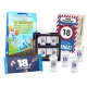  Geburtstagsgläser + Schokolade und Wünsche, Geschenk zum 18. Geburtstag