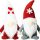  WEIHNACHTSELFEN SITZEND WEIHNACHTSwichtel Wichtel Weihnachtsmann XXL 2 Stk.