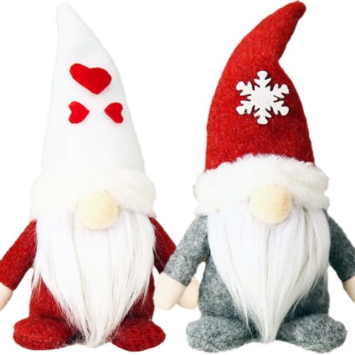  WEIHNACHTSELFEN SITZEND WEIHNACHTSwichtel Wichtel Weihnachtsmann XXL 2 Stk.