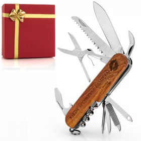    Multifunktionales Taschenmesser mit Gravur für Ihn, 1 Stück