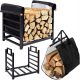 Loft-inspirierter Metall-Holzkorb