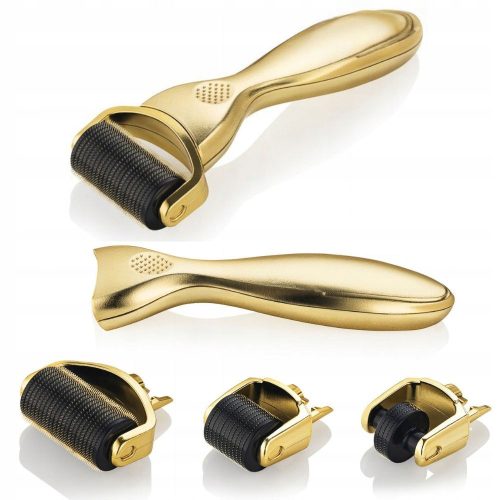 DERMA ROLLER ROLLER MASSAGER FÜR KÖRPER GESICHTSMASSAGE ROLLENDE MESOTHERAPIE 3x