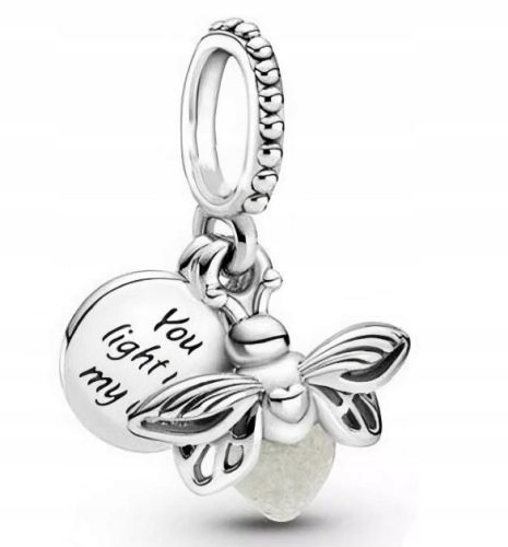  Charms Simply Me leuchten im dunklen Oberlicht aus 925er Silber