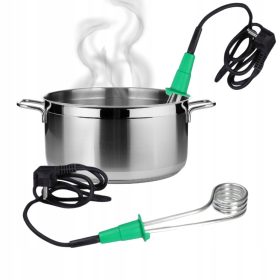    WASSERHEIZGERÄT 1500 W TAUCHHEIZGERÄT ZUM KOCHENDES TOURISTISCHES WASSER 230 V