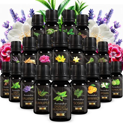 Essentielle Öle Set mit 100 % natürlichen ätherischen Ölen 200 ml BIO