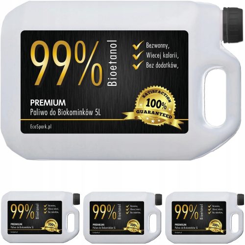 Bioethanol 99 % für Biokamin 20 l, Premium-Biokraftstoff