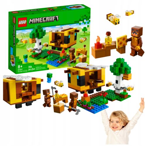  LEGO City 212434 BEE HIVE MINERACRAFT HEEHE-FÖRMIGES HAUS LEGO-BLOCK-SET FÜR KINDER 254 EL