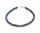  Armband mit natürlichen Saphiren, facettierten Kugeln, 4 mm Silber