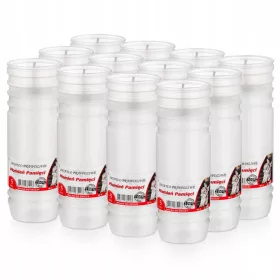 Einsätze für Kerzen Paraffinkerzen Flamme 5 Tage (12 Stk)