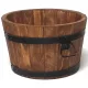  Drewdon Blumentopf 42 cm x 42 x 26 cm, Holz, Braun- und Beigetöne