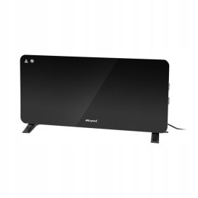    ELEKTROHEIZKÖRPER 2000 W SCHWARZER KONVEKTOR GLASTHERMOSTATGRIFF